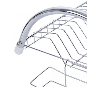 2 Tiers Dish Drying Rack Home Kitchen Dish Plate Bowl Cup Drying Rack Drainer Holder Organizer kichen Accessories