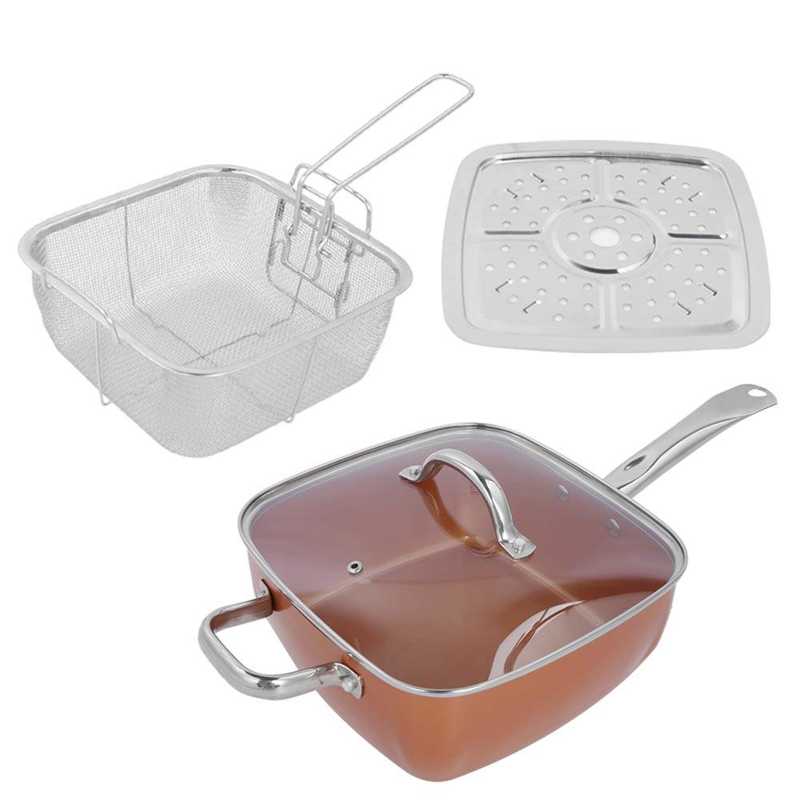 4Pcs/Set Aluminium Non-Stick Cooking Pot Saucepan Frying Pot Household Kitchen Cookware Set High quality