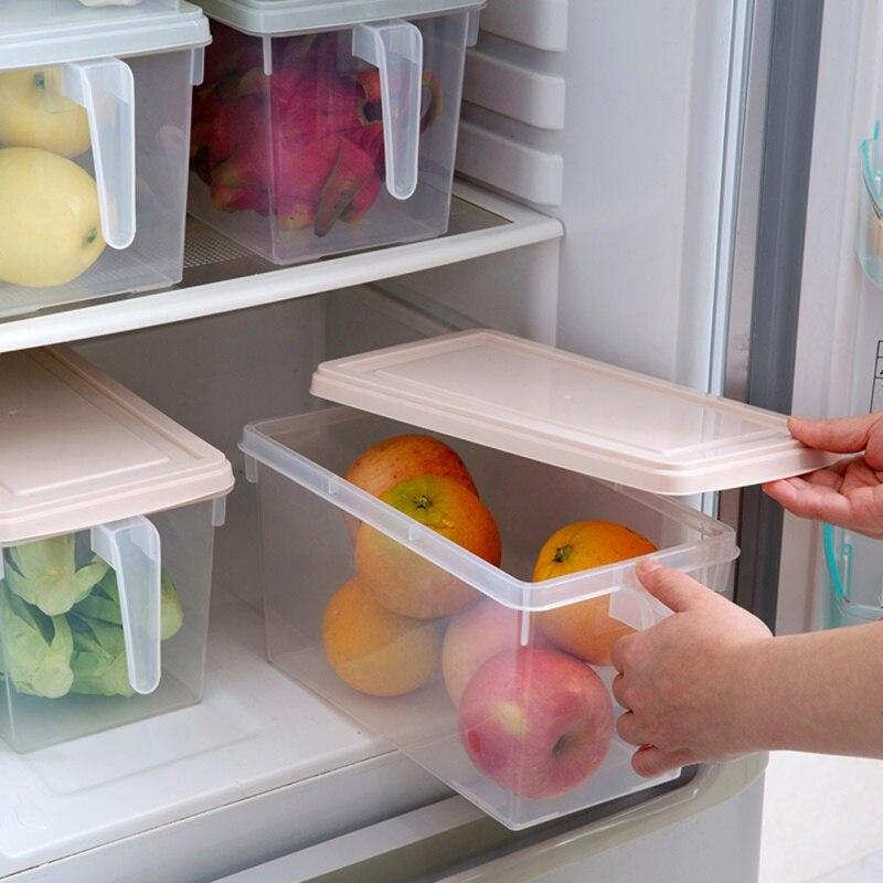 Kitchen Transparent Fresh cover PP Grains Beans Contain Sealed Home Organizer Food Container Refrigerator