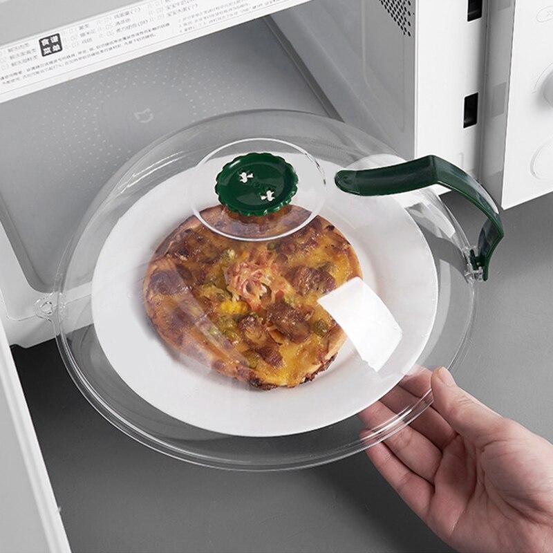 Microwave Splatter Cover  Microwave Cover for Food BPA Free  Microwave Plate Cover Guard Lid with Steam Vents ADW889