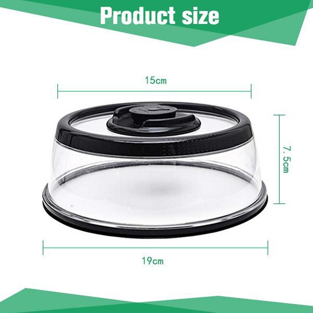 Vacuum Food Sealer Cover Kitchen Instant Vacuum Food Sealer Fresh Cover Refrigerator Dish Covers Topper Dome Kitchen Tool#35